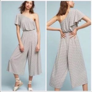ANTHRO MAEVE One Shoulder Jamie WIDE-LEG JUMPSUIT